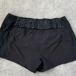 Nike Women's Black 'Just Do It' Shorts